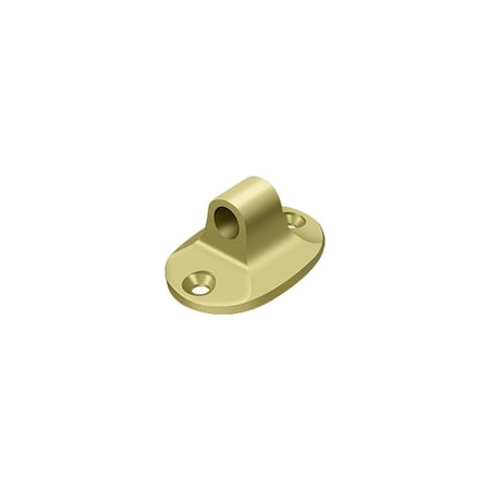 Deltana Cabin Hook Eye for British Style Bright Brass Finish CHEBU3